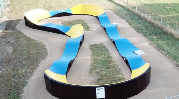 modulbasert pumptrack 